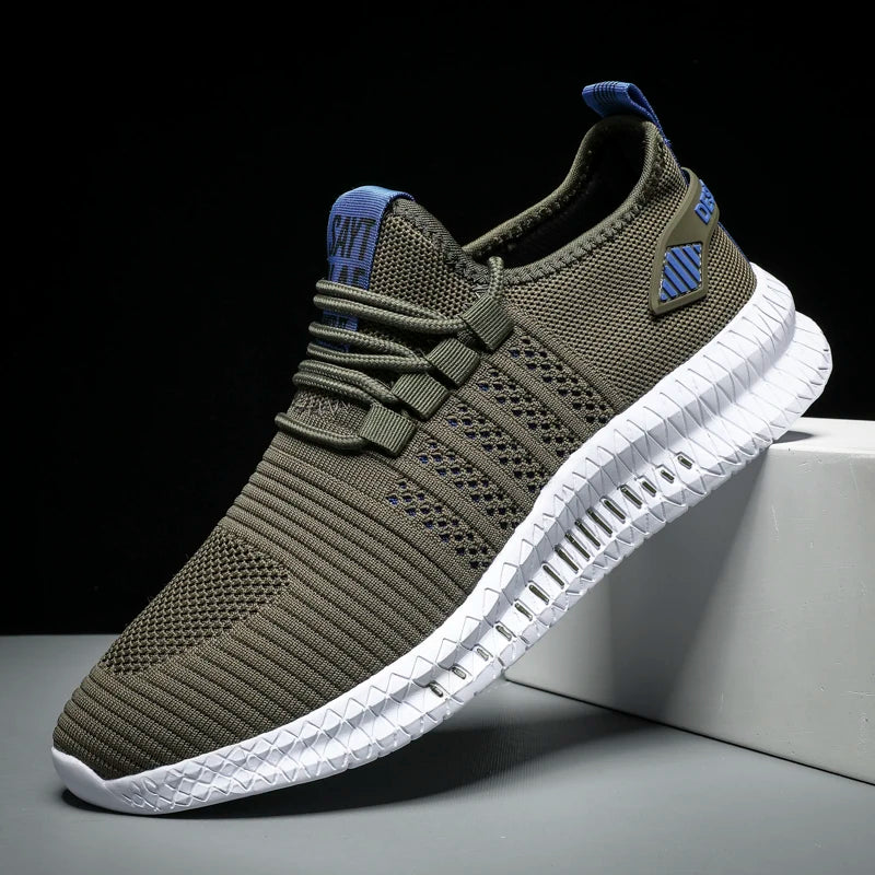 Breathable Men's Casual Sneakers Lightweight Outdoor Men Sneakers Anti-slip Flexible Male Running Shoes Comfortable Tennis 2024