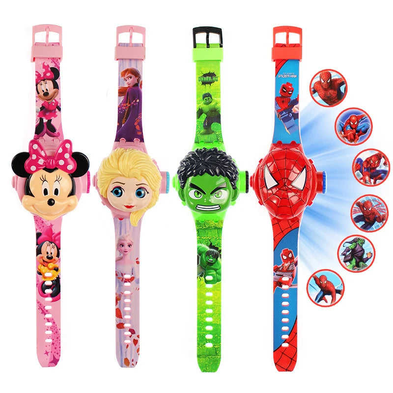 Lumens Cartoon Children's Watch Piece Colorful Flash With Waterproof