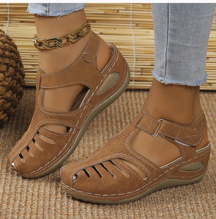 Women Sandals Shoes Summer Breathable Shoes Woman Soft Women Shoe Wedge Walking Shoes Party Women Sandal Footwear Female