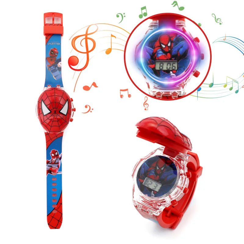 Lumens Cartoon Children's Watch Piece Colorful Flash With Waterproof