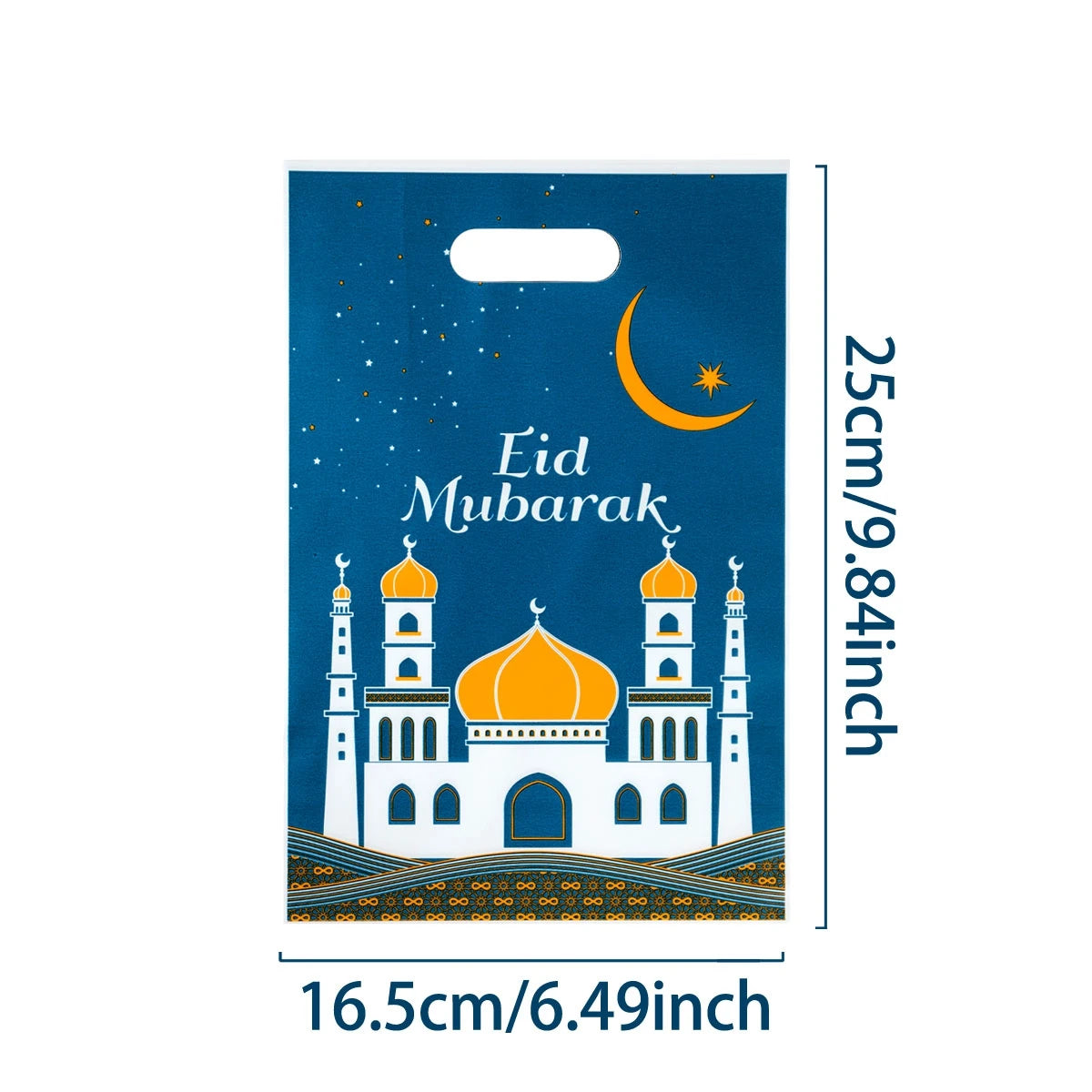 EID Mubarak Decoration Gift Bags Ramadan Decoration 2025 for Kid Candy Bags Ramadan Kareem Islamic Muslim Party Eid Al Adha Gift