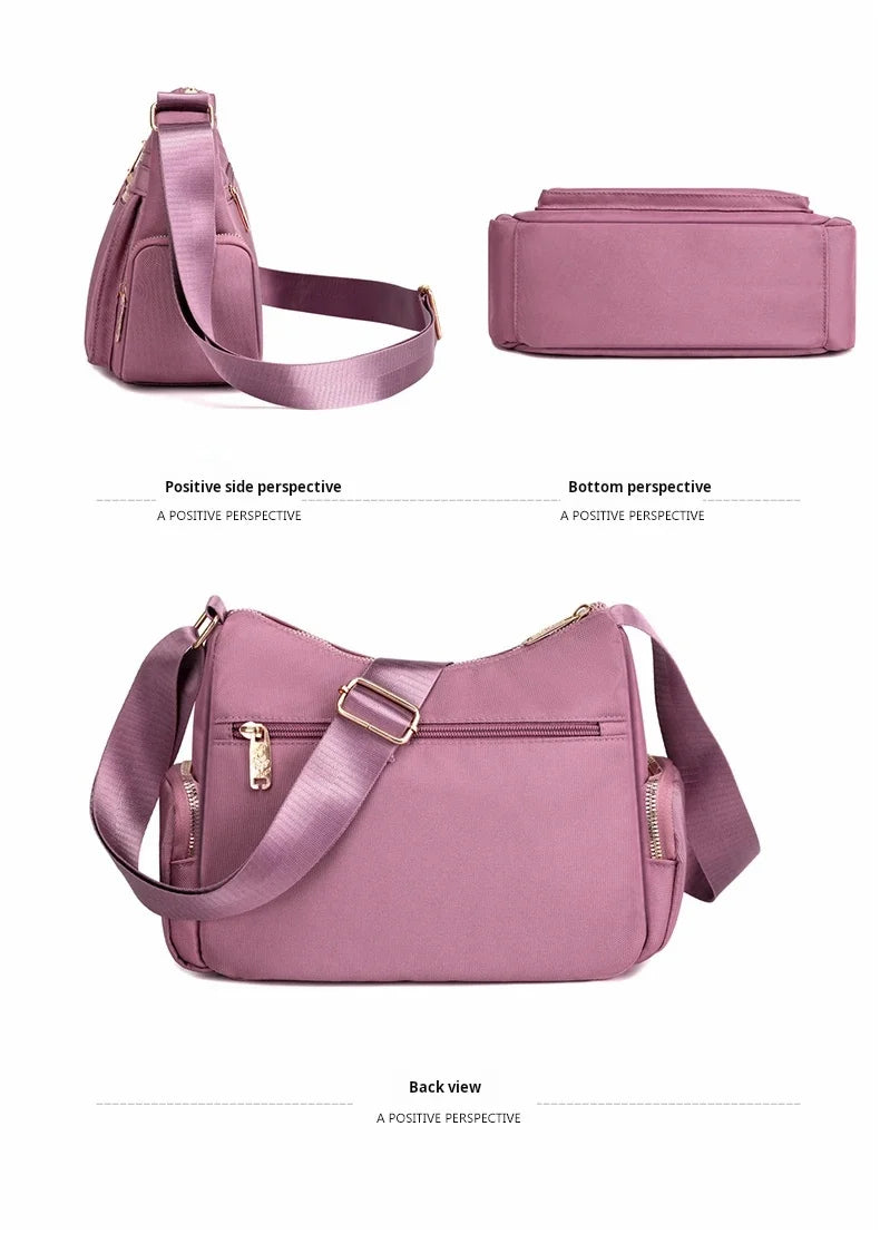 Shoulder Bag Crossbody Bag for Women Messenger Bags Waterproof Nylon Ladies Handbag