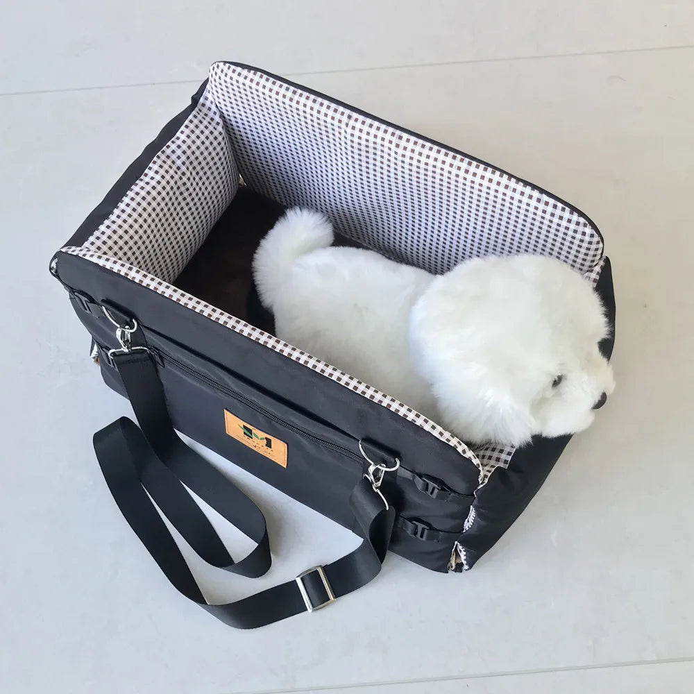 Dog Car Seat for Medium Dogs, Anti-Slip Dog Booster Car Seat Large cats Medium Dog Carrier Shoulder carrying Safety Travel Bag