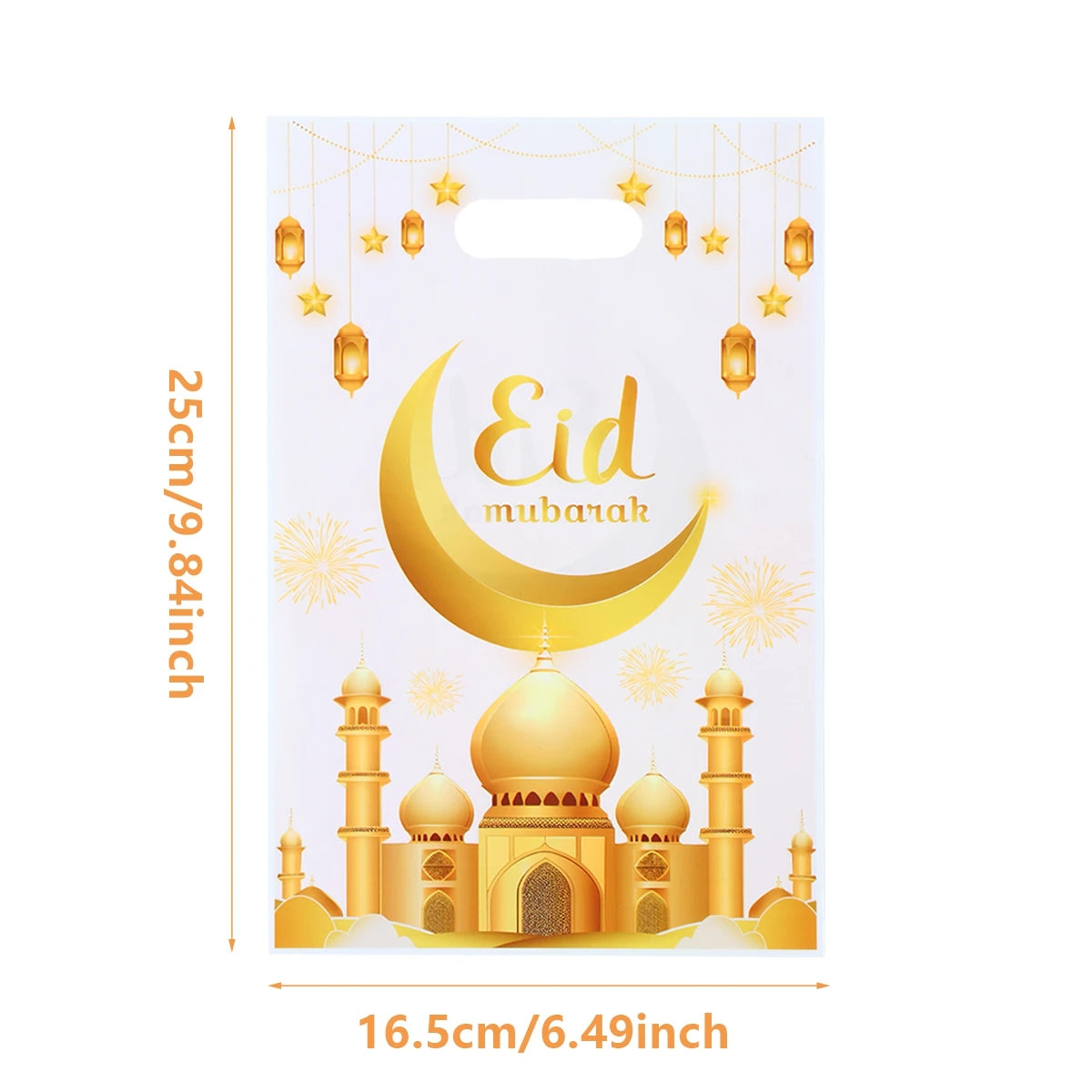 EID Mubarak Decoration Gift Bags Ramadan Decoration 2025 for Kid Candy Bags Ramadan Kareem Islamic Muslim Party Eid Al Adha Gift