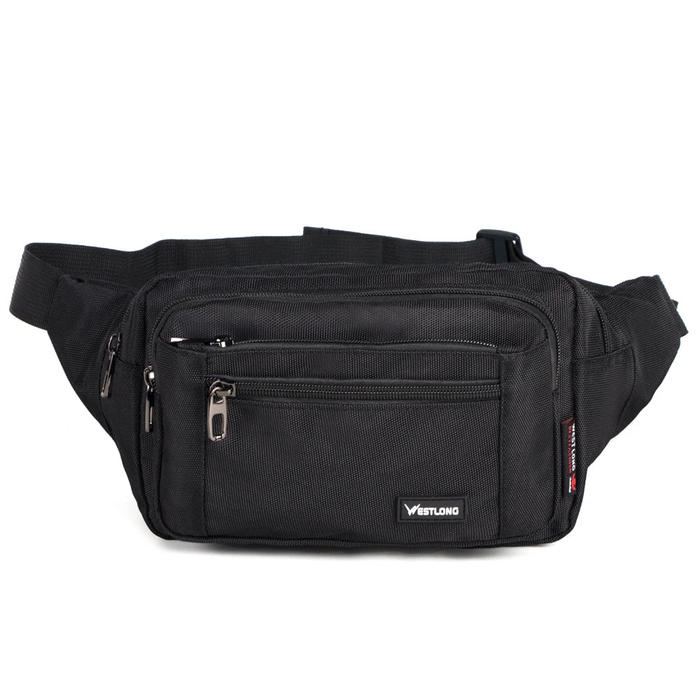 Waist Pack Casual Functional Fashion Men Waterproof Fanny Pack Women Belt Bum Bag Male Phone Wallet Pouch Bags Unisex 98011