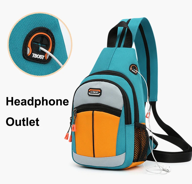 New Women Mini Backpack Small Chest Bag For Men Messenger Shoulder Bag Unisex Sport Chest Bag Girl Daypack Casual Crossbody Bag