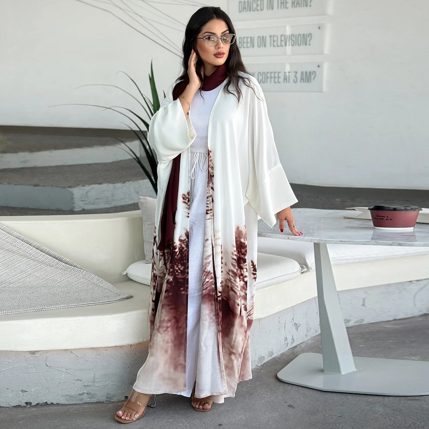 2024 Long Dress Party Evening Robe Abaya Women Muslim Moroccan Kaftan Print Abayas Ramadan Jalabiya Islam Dubai Women's Clothes