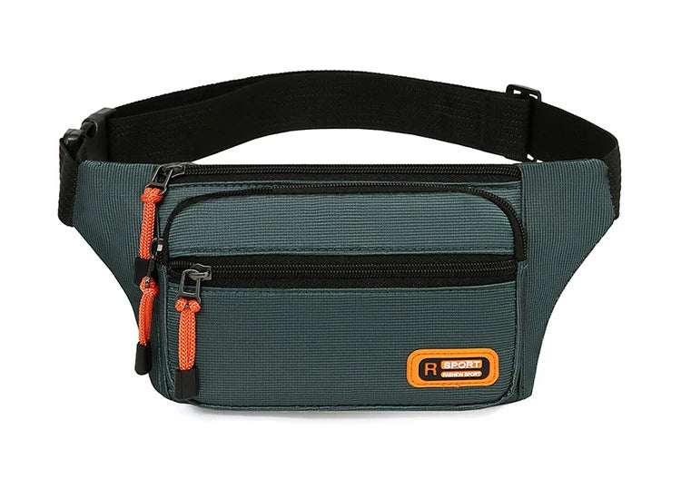 Waterproof Men Waist Bag Fanny Pack Fashion Running Chest Bag Unisex Sling Crossbody Bag Casual Hip Belt Bag men Waist Packs