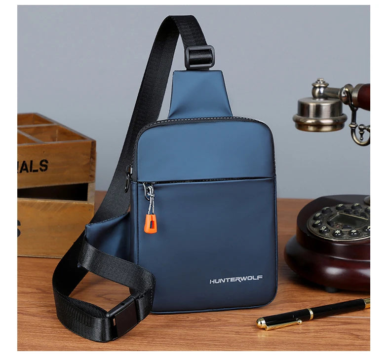 Multi-functional Men Chest Bag Outdoor Travel Bag For Men Casual Crossbody Sling Bag Small Backpack Running Cycling Chest Bag