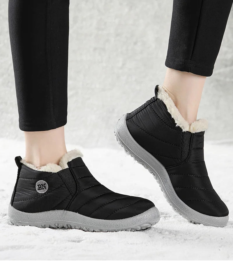 Women's Boots Warm Fur Winter Boots For Women Waterproof Snow Boots Ankle Botas Mujer 2023 Winter Shoes Women Winter Footwear