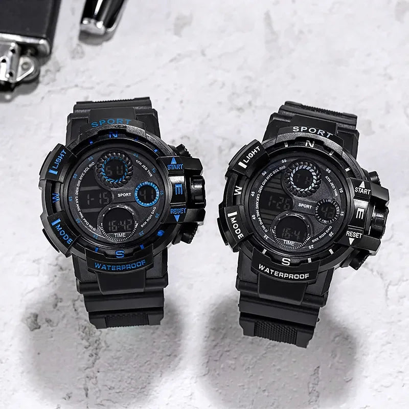 Military Digital Watch for Men Outdoor Men's Sports Watches Clock Waterproof Luminous Chronograph Student Electronic Wristwatch