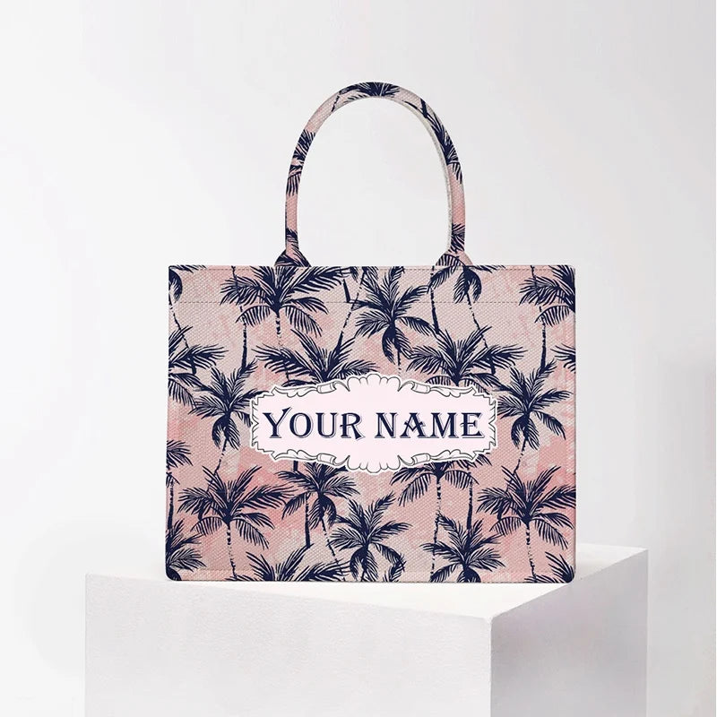 The Tote Bag For Women customizable Letter Luxury Fashion Designer brand bag Handbag large Capacity Casual travel bags Beach bag