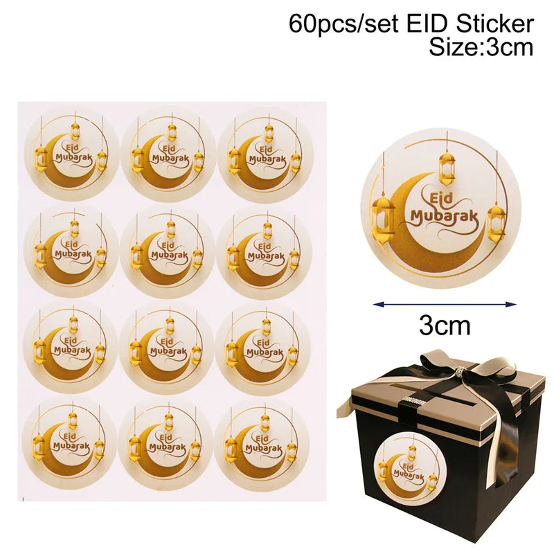 Eid Mubarak Banner Bunting Balloons Plates Tablecloth Kareem Ramadan Decoration For Home 2024  Muslim Islamic Party Supplies