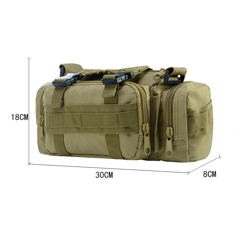 High Quality Outdoor Tactical Backpack Waist Pack Waist Bag Mochilas Molle Camping Hiking Pouch 3P Chest Bag