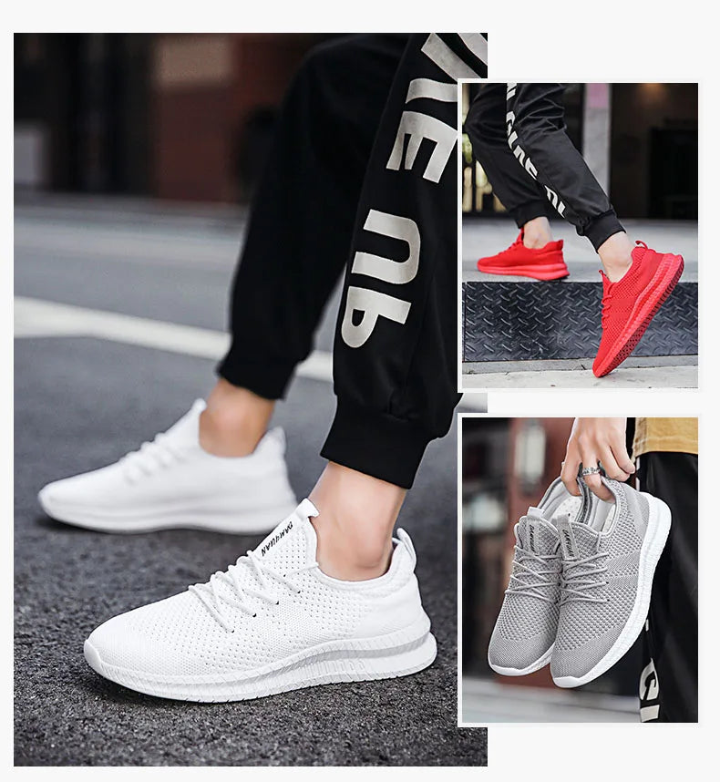 2022 Shoes for Men High Quality Male Sneakers Breathable Fashion Gym Casual Light Walking Plus Size Footwear Zapatillas Hombre