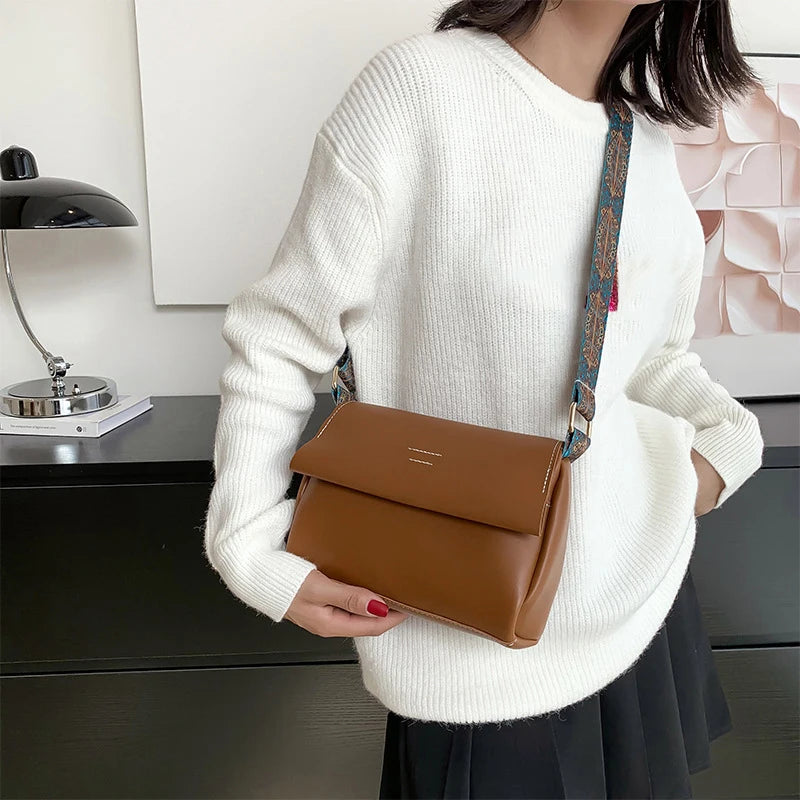 Luxury Fashion Crossbody Bag Women New Designer Shoulder Messenger Bags High Quality Pu Leather Female Purse And Handbags