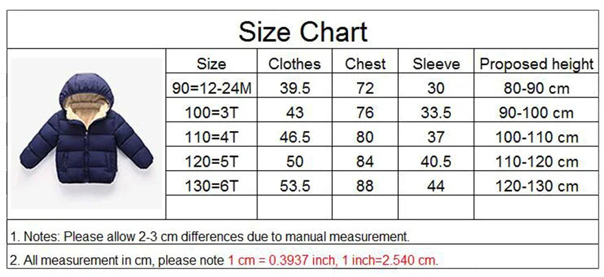 Winter Baby Kids Fleece Jacket For Children Cartoon Coats Autumn Boys Warm Hooded Down Jackets Girls Plush Warm Outerwear