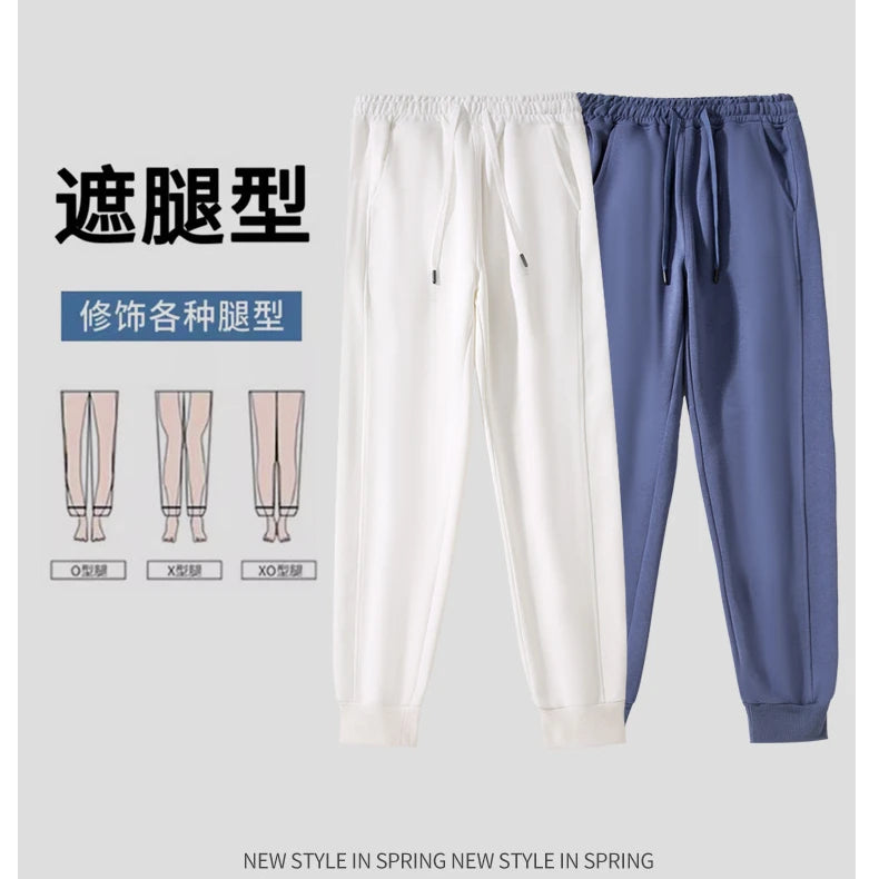 Men's Cotton Sweatpants Spring Autumn Patchwork Stripes Pants Sport Drawstring Trousers for Men Women M-5xl Sportswear Pants