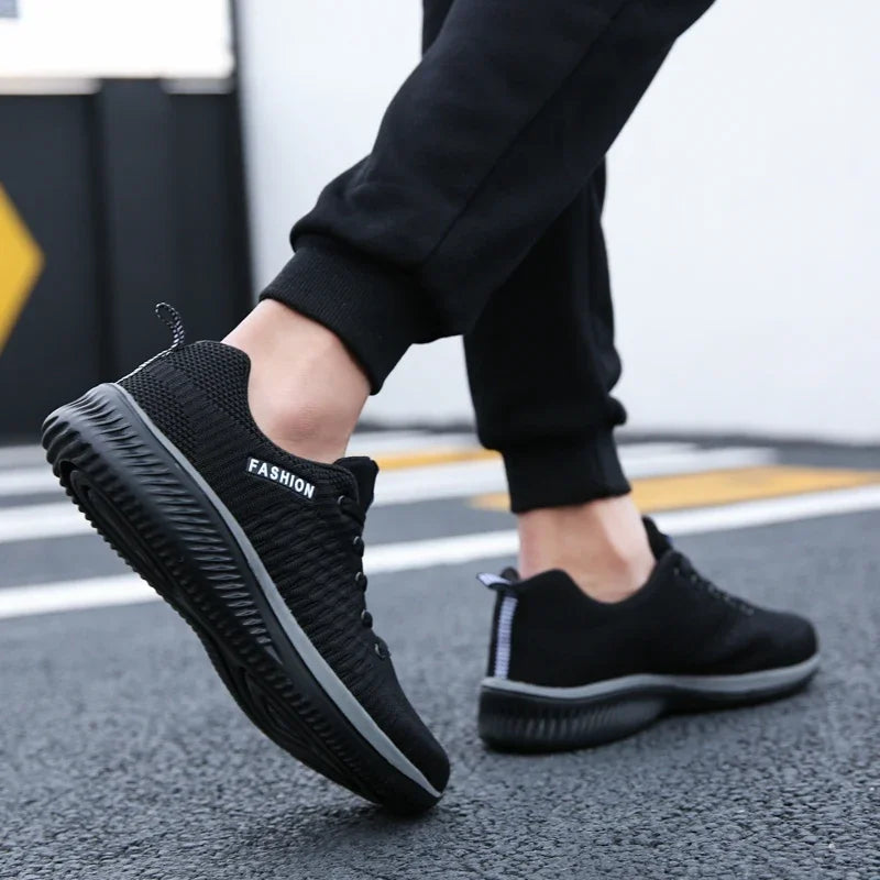 Athletic Shoes for Men Shoes Sneakers Black  Casual Men Women Knit Sneakers Breathable Athletic Running Walking Gym Shoes