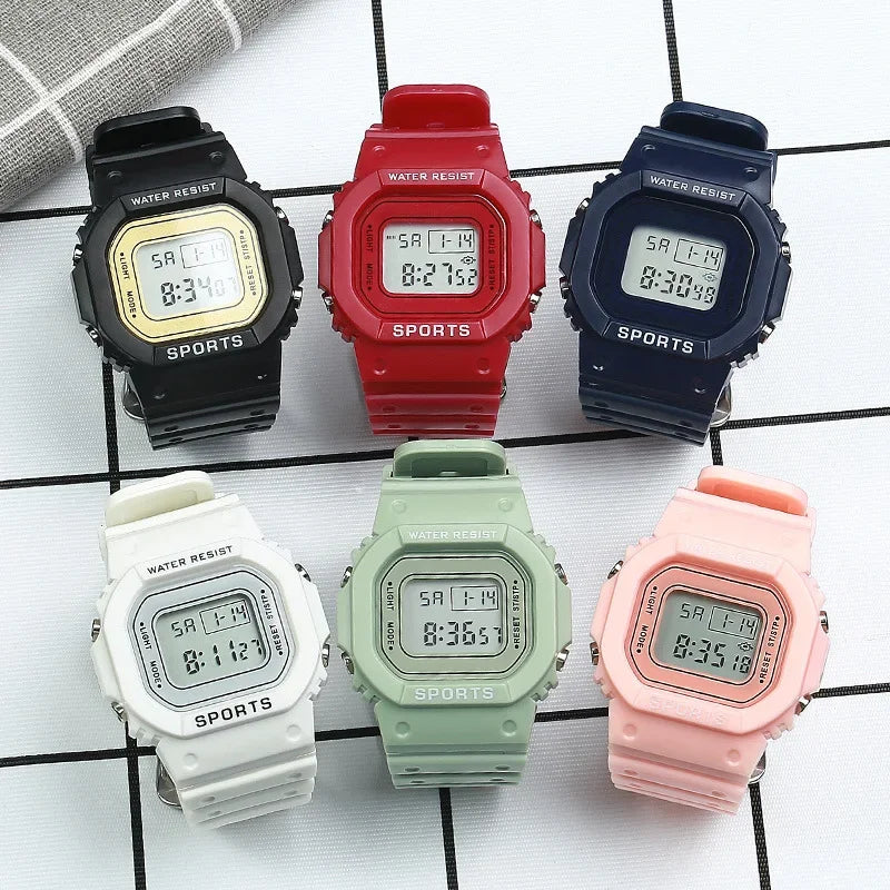 Fashion Silicone Jelly Women Watches Waterproof Sport Watch For Women Men Reloj Digital Mujer Relogio Feminino Ladies Clock