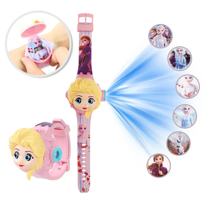 Lumens Cartoon Children's Watch Piece Colorful Flash With Waterproof