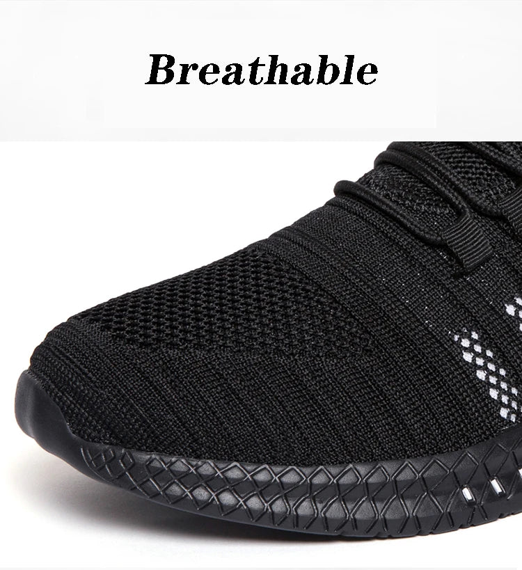 Breathable Men's Casual Sneakers Lightweight Outdoor Men Sneakers Anti-slip Flexible Male Running Shoes Comfortable Tennis 2024