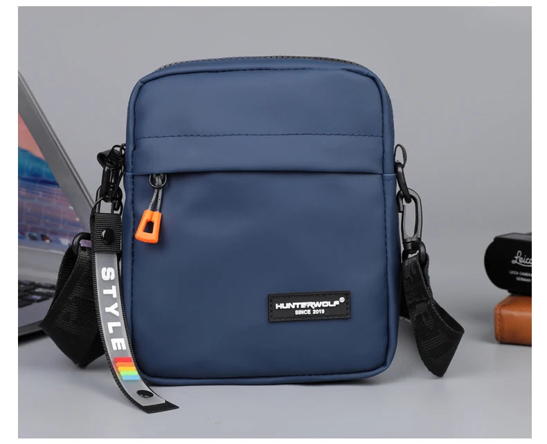 Casual Mini Crossbody Bag Small Men's Shoulder Bag Men Diagonal Small Backpack Light Messenger Phone Bag Boy Fanny Chest Pack