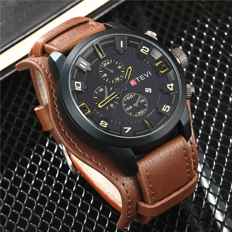 2024 Mens Watches Top Brand Luxury Fashion Men Casual Business Quartz Watch Waterproof Calendar Wristwatch Relogio Masculino