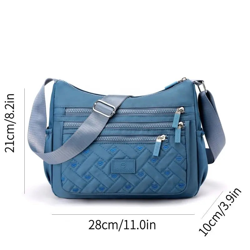 Shoulder Bag Crossbody Bag for Women Messenger Bags Waterproof Nylon Ladies Handbag