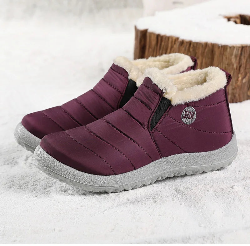 Women's Boots Warm Fur Winter Boots For Women Waterproof Snow Boots Ankle Botas Mujer 2023 Winter Shoes Women Winter Footwear