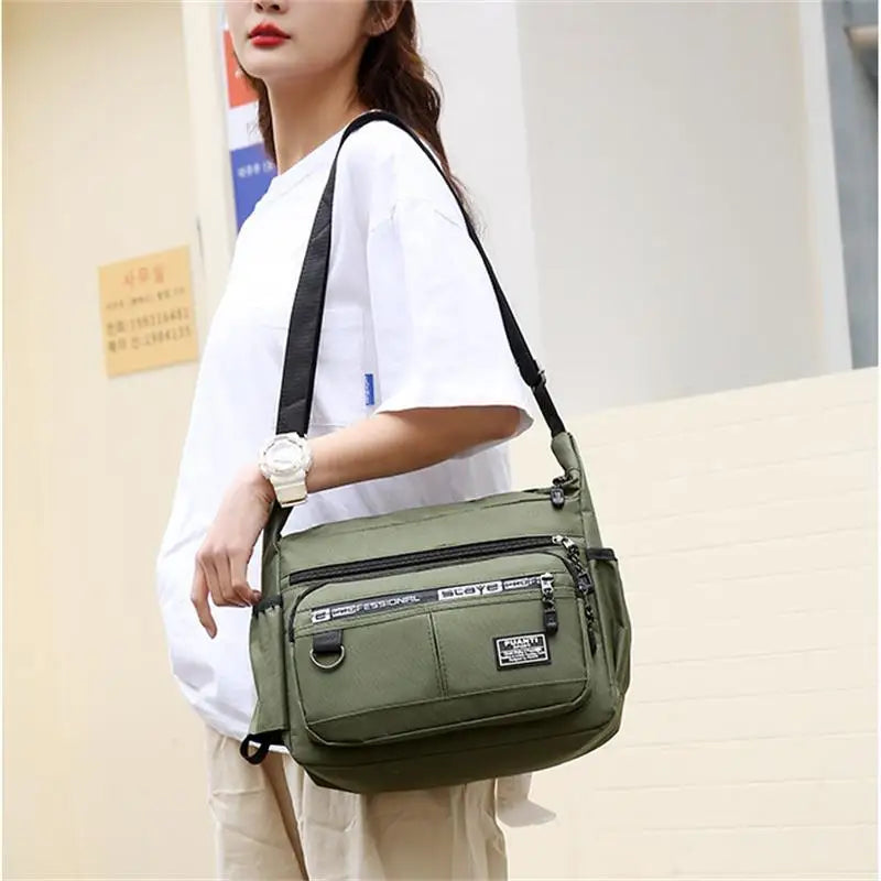 2024 Men's Messenger Bag Crossbody Shoulder Bags Men Small Sling Pack For Work Business Waterproof Oxford Packs Satchel Purse