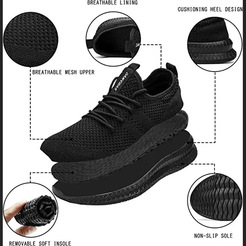 2022 Shoes for Men High Quality Male Sneakers Breathable Fashion Gym Casual Light Walking Plus Size Footwear Zapatillas Hombre