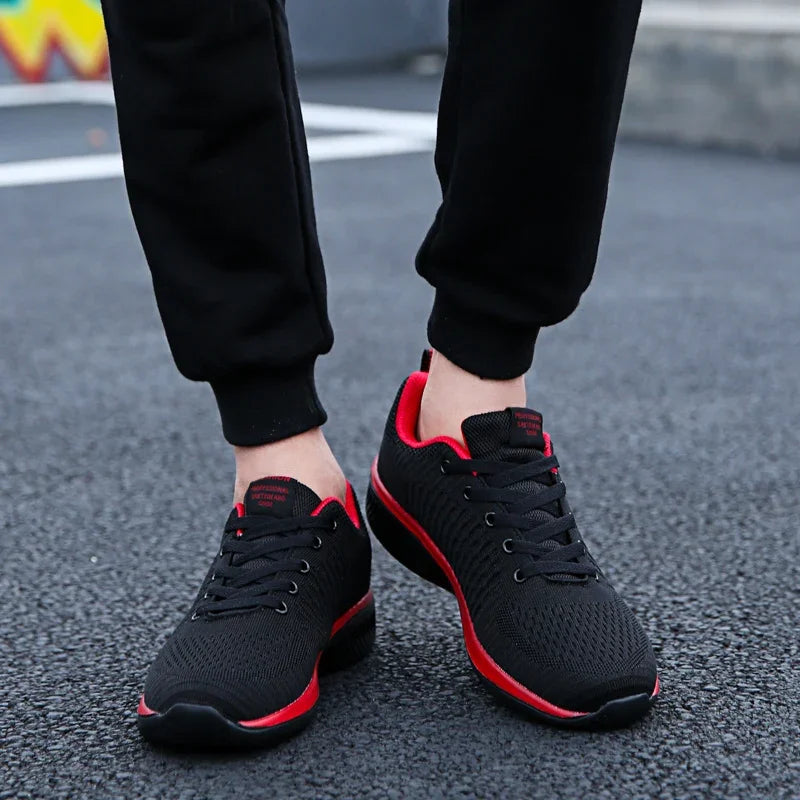 Athletic Shoes for Men Shoes Sneakers Black  Casual Men Women Knit Sneakers Breathable Athletic Running Walking Gym Shoes