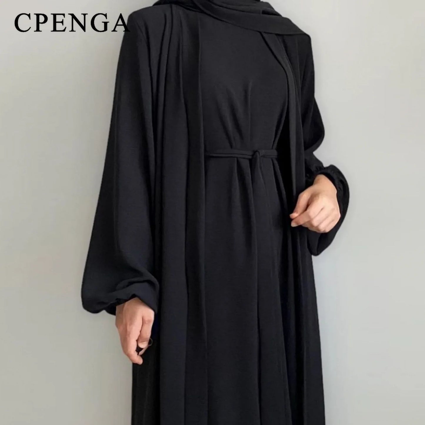 Ramadan Niqab Khimar Muslim Abaya Kaftan Robe Femme Musulmane Black abaya women Dubai Turkey Islam Prayer Clothes arabic dress