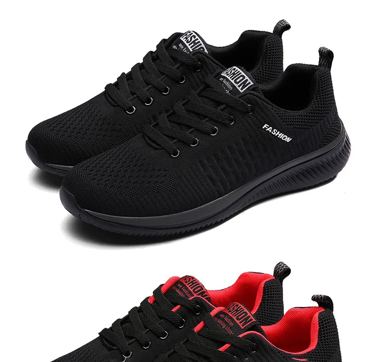 Men Running Walking Knit Shoes Fashion Casual Men Sneakers Breathable Sport Athletic Gym Lightweight Running Shoes