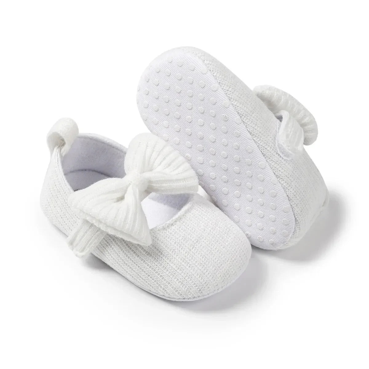 Meckior Spring Autumn Cotton Sole Baby Girl Shoes Newborn Toddler Bow Love First Walkers Anti-slip Baby Casual Shoes Moccasins