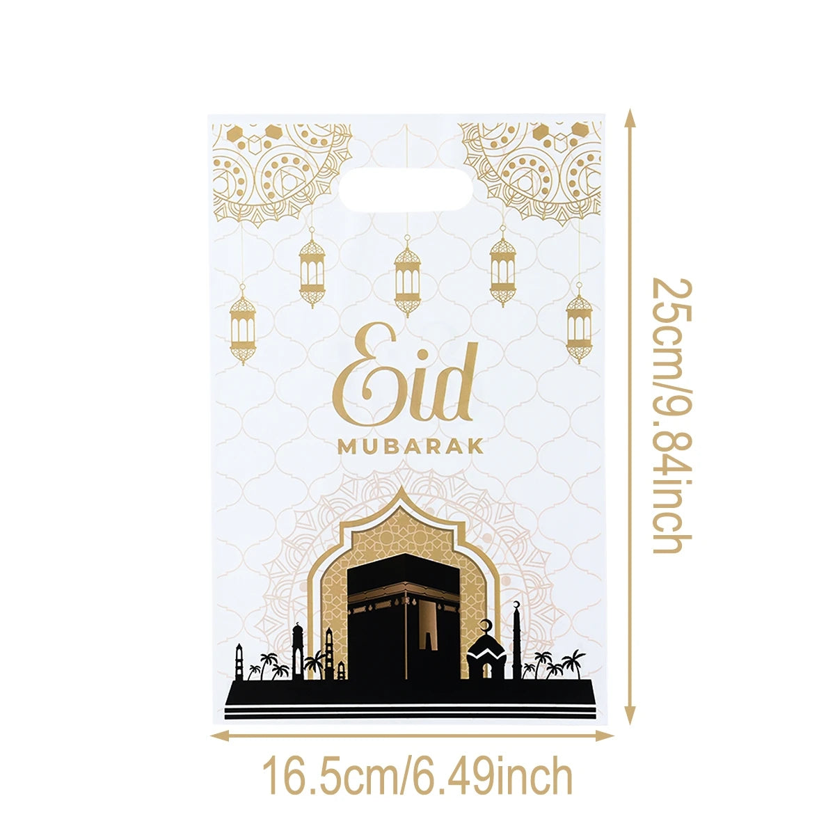 EID Mubarak Decoration Gift Bags Ramadan Decoration 2025 for Kid Candy Bags Ramadan Kareem Islamic Muslim Party Eid Al Adha Gift