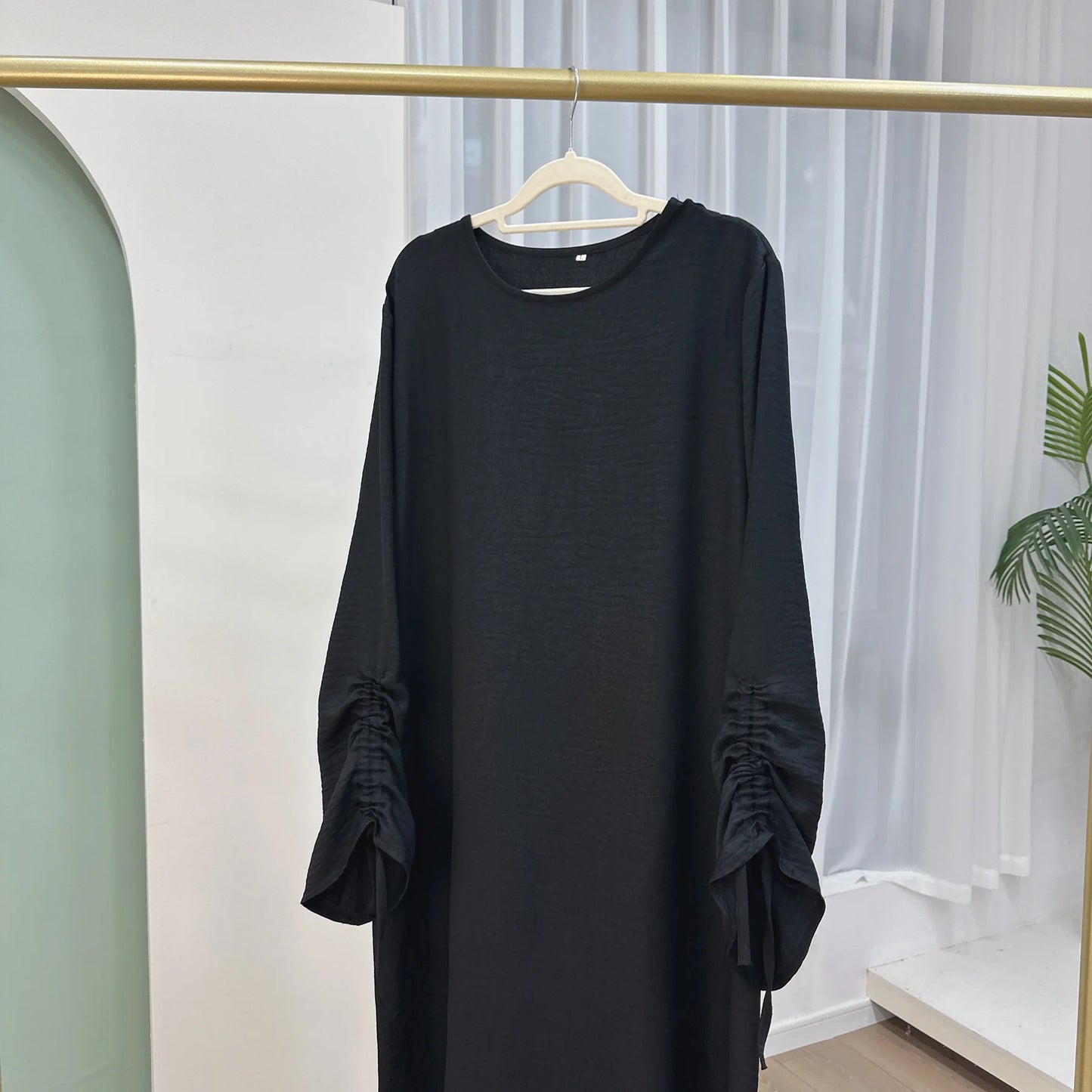 Kaftan Robe Femme Musulmane Black abaya women Ramadan Niqab Khimar Muslim Abaya Dubai Turkey Islam Prayer Clothes arabic dress