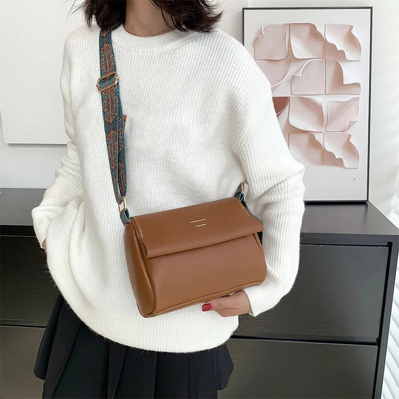 Luxury Fashion Crossbody Bag Women New Designer Shoulder Messenger Bags High Quality Pu Leather Female Purse And Handbags