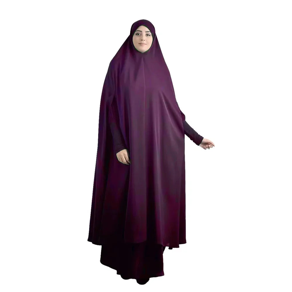 Eid Hooded Muslim Women Hijab Dress Prayer Garment Robe Abaya Long Khimar Full Cover Ramadan Gown Abayas Islamic Clothes Niqab