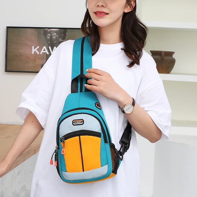 New Women Mini Backpack Small Chest Bag For Men Messenger Shoulder Bag Unisex Sport Chest Bag Girl Daypack Casual Crossbody Bag