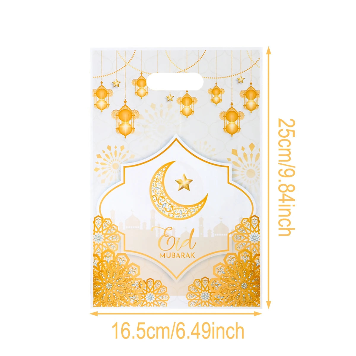 EID Mubarak Decoration Gift Bags Ramadan Decoration 2025 for Kid Candy Bags Ramadan Kareem Islamic Muslim Party Eid Al Adha Gift