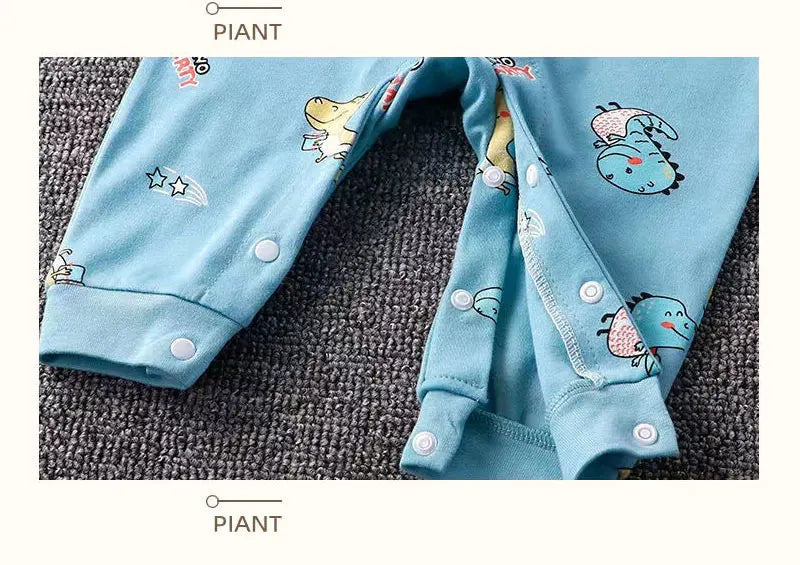 Newborn Baby Romper Girls Boys Cute Cartoon Animal stripe Clothes for Kids 0-24 months Autumn Rompers Jumpsuit Outfits Costumes