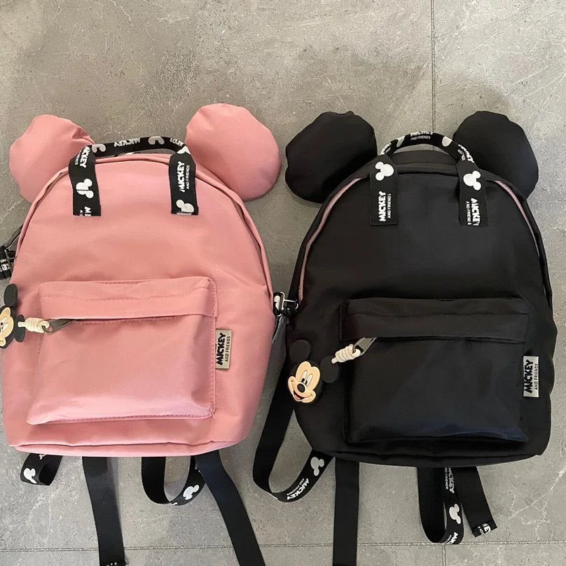 26X19X11 cm Disney cartoon Mickey Mouse  Kids Backpack Mini Schoolbag Girls and Boys Cute Shoulder Bag