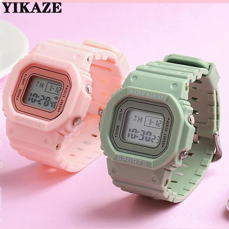 Fashion Silicone Jelly Women Watches Waterproof Sport Watch For Women Men Reloj Digital Mujer Relogio Feminino Ladies Clock