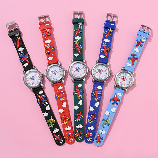 Fashion Children Watches Silicone Quartz Wristwatch Birthday Gift Kid Girl Boy Study Time Girl Watch Reloj