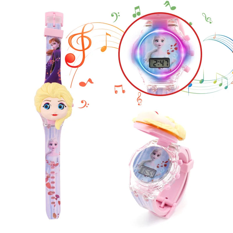 Lumens Cartoon Children's Watch Piece Colorful Flash With Waterproof