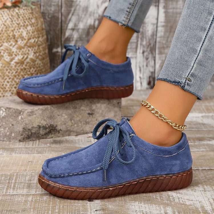 Women's Mom Shoes Casual Lined Shoes Round Head