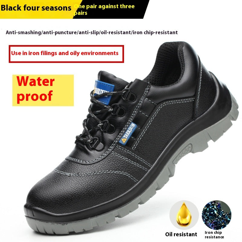 Breathable And Anti Smashing Steel Toe Work Shoes